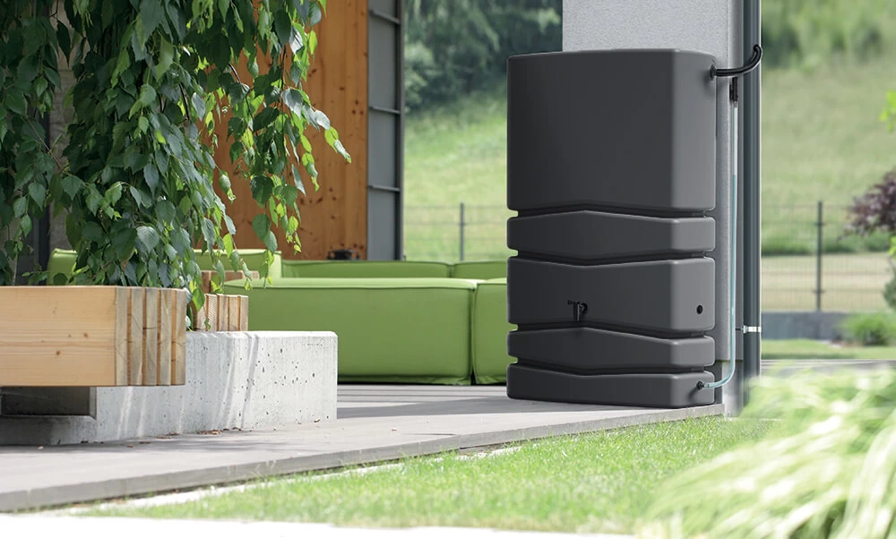 Prosperplast Aqua Tower Regenton 350 Liter Antraciet - Afbeelding 2