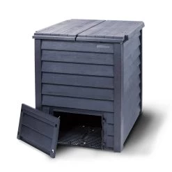 Compostvat Thermo-Wood 600 Bruin-zwart Beluchting