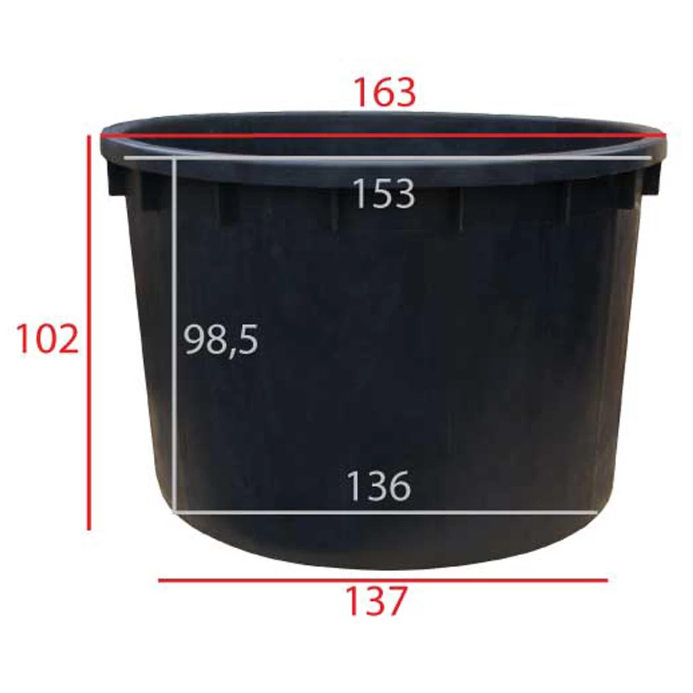 Boomkuip 1500 Liter ø 155 X H.100 Cm - Afbeelding 2