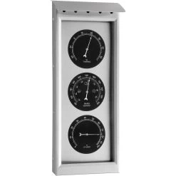 TFA Dostmann Weerstation Buiten RVS Zwart 3in1 Afdak