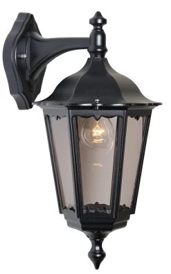 Franssen Franssen Traditionele Buitenlamp Cartella 2 Hangend Zwart - 12V