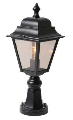 Franssen Franssen Sokkellamp Quadrana 2 48cm Zwart - 12V