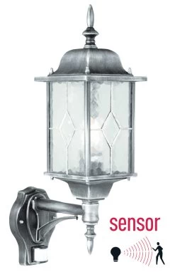 Franssen Gevellamp Wexford Met Bewegingssensor Zwart