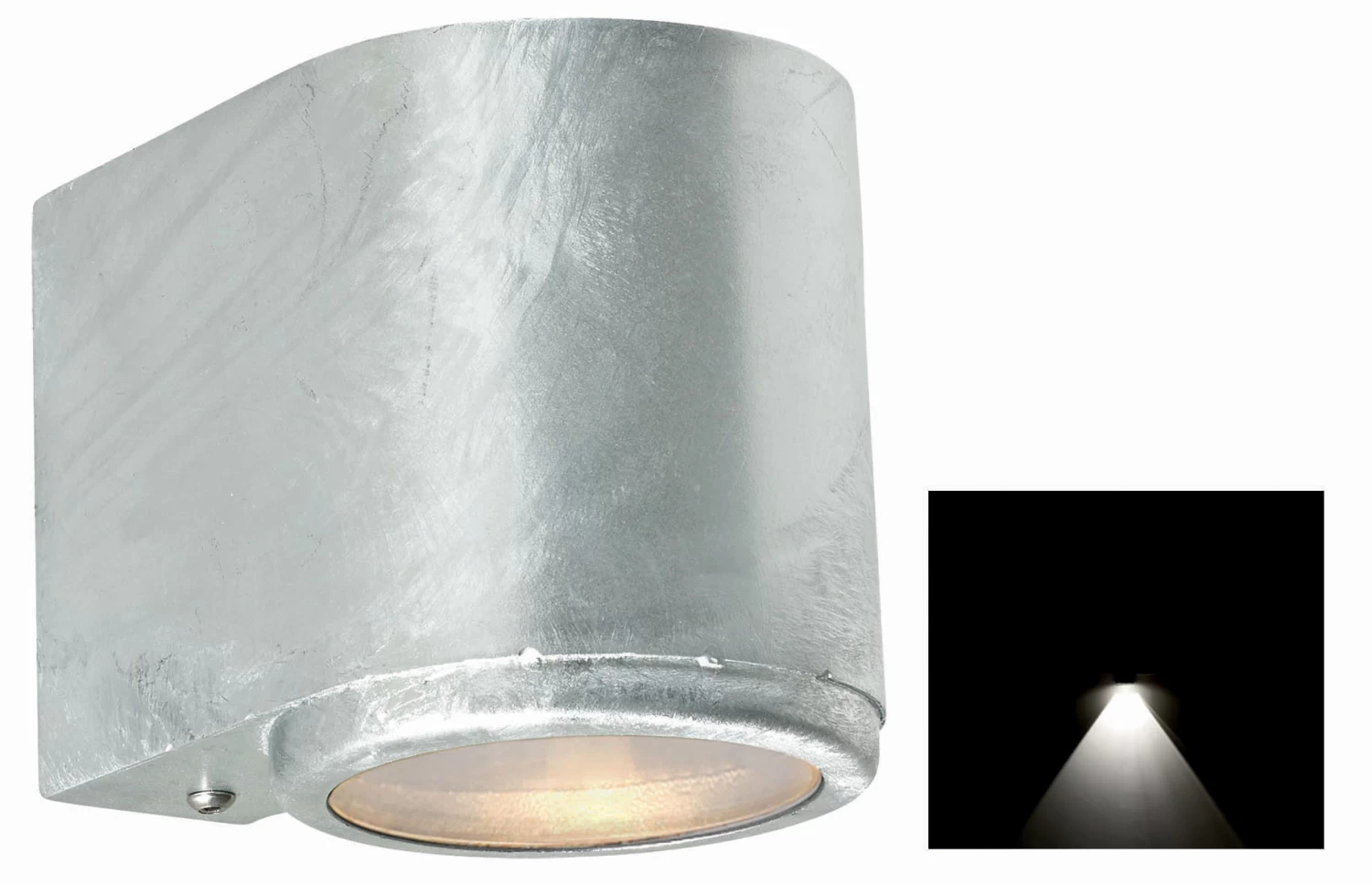 Franssen Franssen Robuuste Gevelspot Mandal Downlight Rond Gegalvaniseerd - 12V