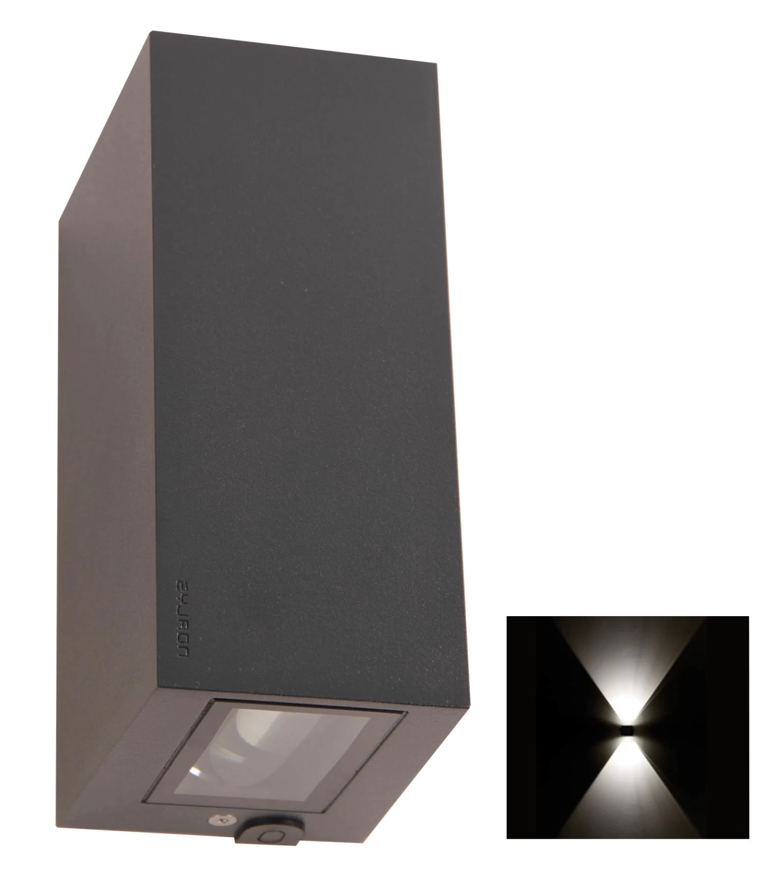 Franssen Gevelarmatuur Up/down Light Rechthoek 2x 7w