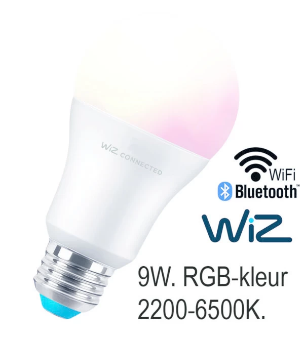 Franssen WiZ Ledlamp 2200k-6500k + RGB Wifi+Bluetooth