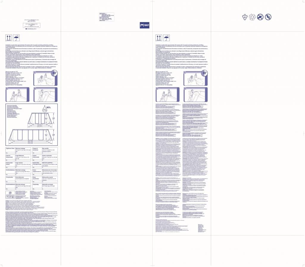 Zwembad Mistral Set Rechthoek Rotan 404*201*100 Cm - Afbeelding 5