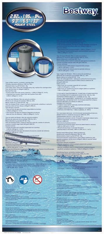 Zwembad Mistral Set Rechthoek 282*196*84 Cm - Afbeelding 6