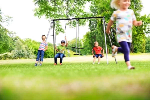 Hörby Bruk Cancan Schommel Klassiek Paars - Afbeelding 2