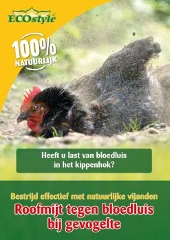 ECOstyle Roofmijt Tegen Bloedluis Bij Gevogelte 10.000 St.