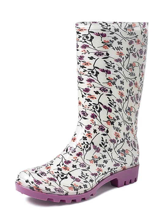 Gevavi Rose Pvc Dameslaars Wit