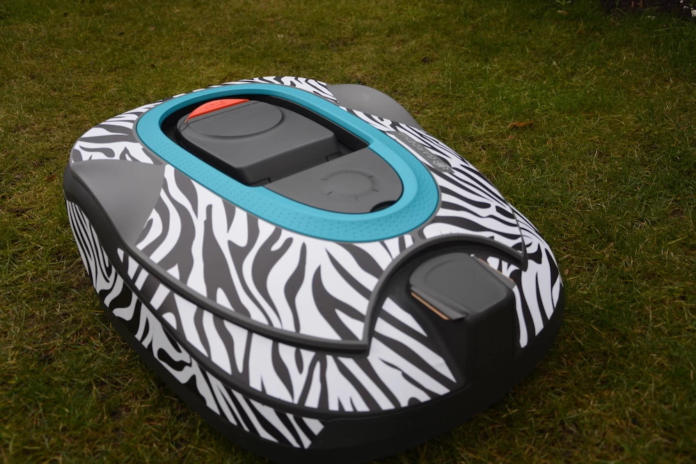 Twinckels Outfit Voor Gardena Robotmaaier 250/350/500 - Zebra 2 - Afbeelding 4