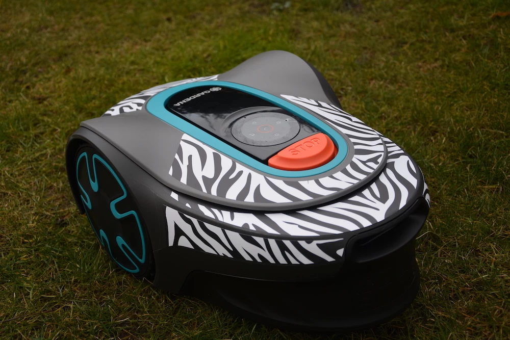 Twinckels Outfit Voor Gardena Robotmaaier 250/350/500 - Zebra 2 - Afbeelding 9