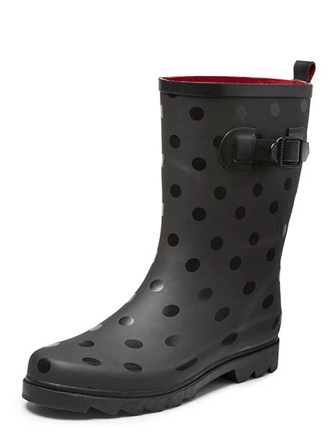 Rubber Dameslaars Anna - Zwart