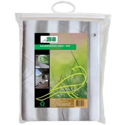 Balkondoek 0,9 X 5 Mtr Grijs/wit