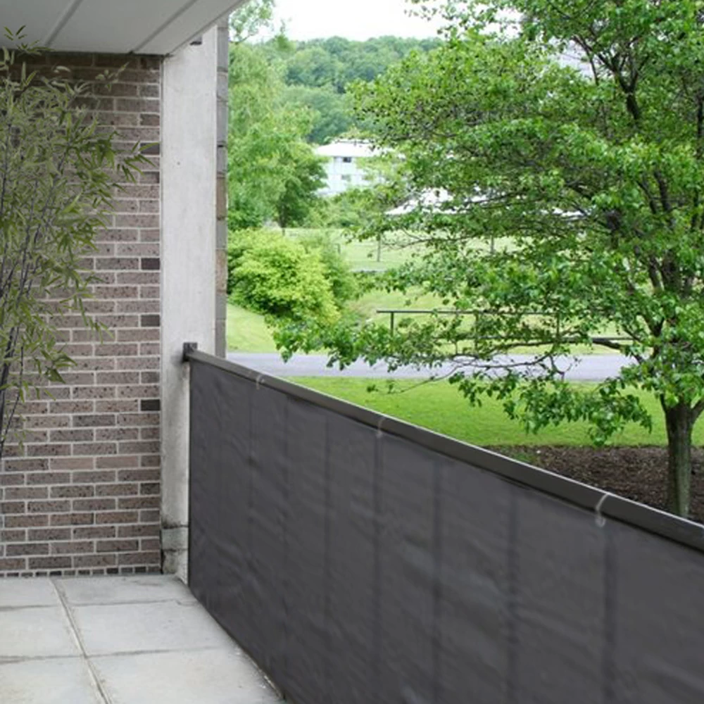 Balkondoek 0,9 X 5 Mtr Antraciet - Afbeelding 2