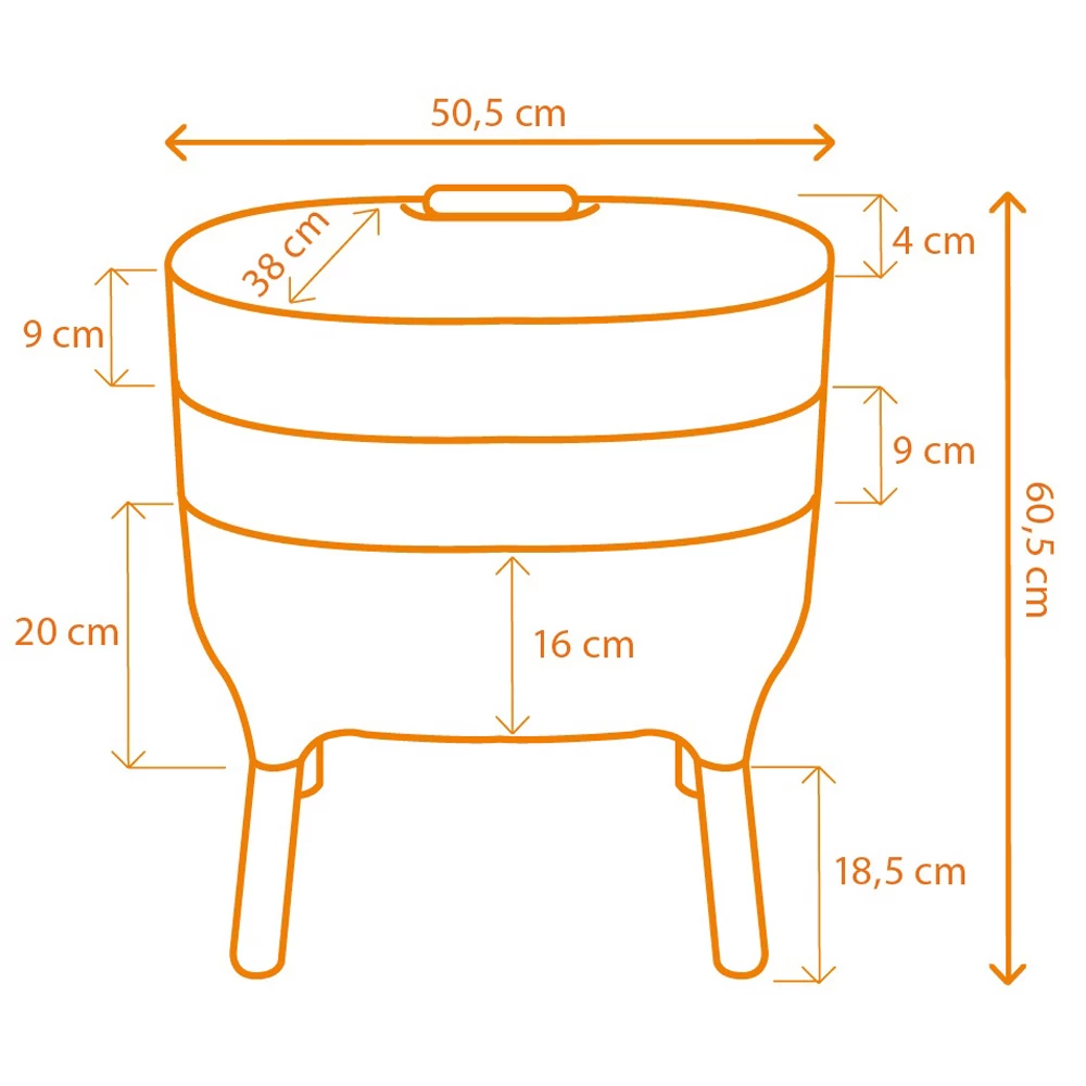Worm Composter Lime - Afbeelding 4